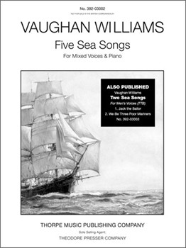 FIVE SEA SONGS by Vaughan Williams Ralph for