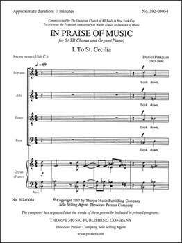 In Praise Of Music by Pinkham Daniel for