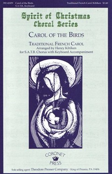 Carol Of The Birds by Traditional - Kihlken Henry - for SATB