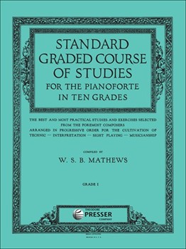 Standard Graded Course Of Studies Grade 1 by Mathews for Piano Method