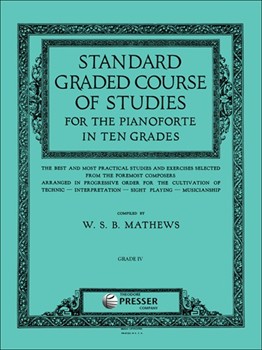 Standard Graded Course Of Studies Grade 4 by Mathews for Piano Method