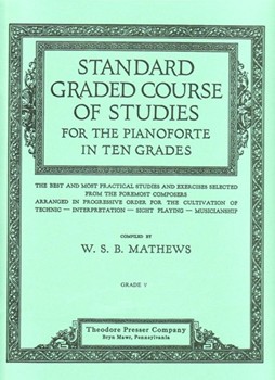 Standard Graded Course Of Studies Grade 5 by Mathews for Piano Method