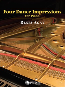 Four Dance Impressions For Piano by Agay Denes for Piano