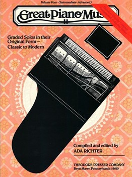 Great Piano Music Graded Solos In Their Original Form- Classical To Modern by Brahms Johannes for