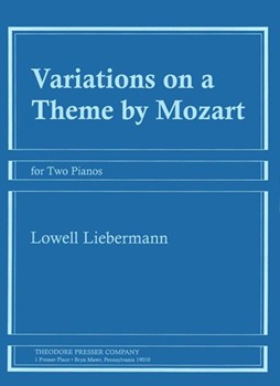 Variations On A Theme By Mozart by Liebermann for 2 Piano 4 Hands