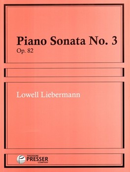 Piano Sonata #3 by Liebermann for Piano