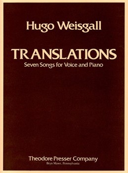 Translations Seven Songs for Voice and Piano by Weisgall Hugo Giovanni Nikki Dr for