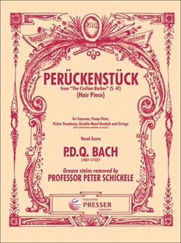 Peruckenstuck by Bach P.D.Q. - Schickele Peter - for Vocal Collection