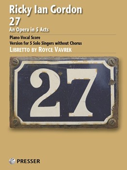 27 - An Opera In Five Acts by Gordon Ricky Ian for Vocal Scor