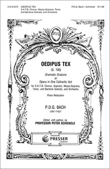Oedipus Tex by Bach P.D.Q. - Schickele Peter - for SATB