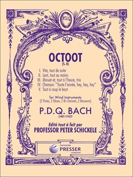Octoot by Bach P.D.Q. - Schickele Peter - for Woodwind Sextet
