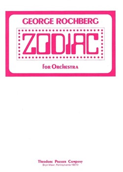 Zodiac For Orchestra - Study Score by Rochberg George for
