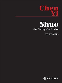 Shuo 9x12 score by Chen Yi for