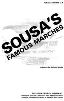 Sousa's Famous Marches by Sousa John Philip - Laudenslager S - for F Horn 1