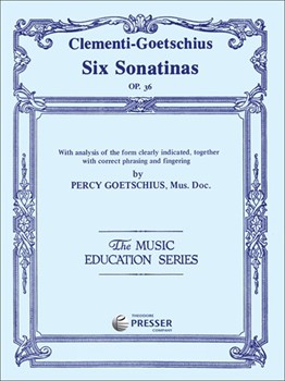 Six Sonatinas Op. 36 by Clementi Muzio for