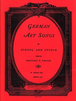 German Art Songs by Various - Taylor Bernard - Von Eichendorff Jos for Medium High Voice