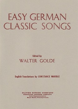 Easy German Classic Songs by Various V.c. Warte Johann G for