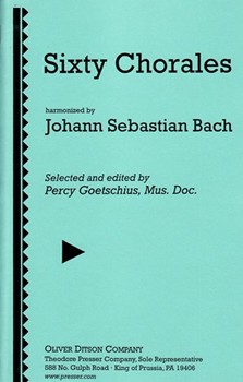 Sixty Chorales Harmonized By Johann Sebastian Bach With English Text by Vopelius Gottfried - Klug J. Bach Joh - Knoll Christoph G for