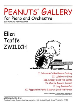 Peanuts Gallery by Zwilich Ellen Taaff for 2 Piano 4 Hands