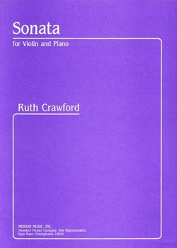 Sonata For Violin & Piano by Crawford Ruth for Violin and Piano