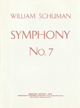 Symphony #7 by Schuman William for Study Score