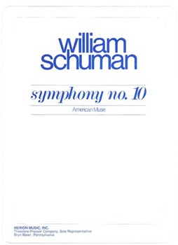 Symphony No. 10 American Muse - Study Score by Schuman William for