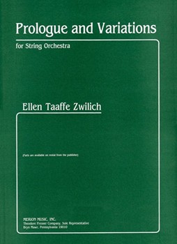 Prologue & Variations For String Orchestra by Zwilich Ellen Taaff for
