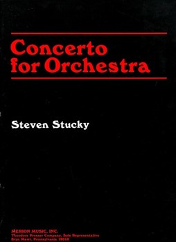 Concerto for Orchestra Conductor's Score - Fascile Of The Composer's Manuscript by Stucky Steven for