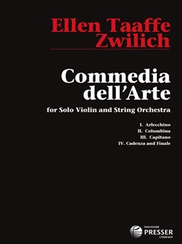 Commedia Dell'Arte For Solo Violin And String Orchestra by Zwilich Ellen Taaff for