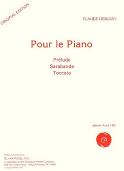 Pour Le Piano Suite by Debussy Claude for Piano