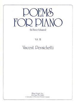 Poems For Piano Book 3 by Persichetti Prude Walter  Lowe for Piano