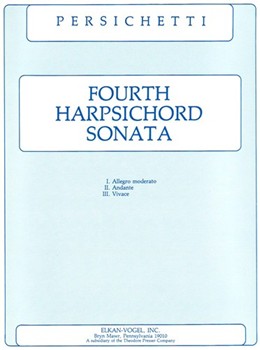 Fourth Harpsichord Sonata by Persichetti for Harpsichord