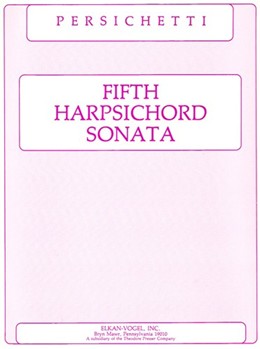 Fifth Harpsichord Sonata by Persichetti for Harpsichord