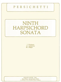Ninth Harpsichord Sonata by Persichetti Vincent for