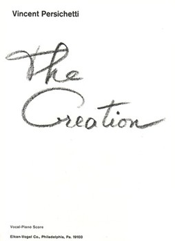 Creation by Persichetti Vincent Anonymous for SATB