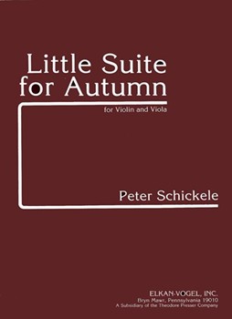 Little Suite for Autumn For Violin and Viola by Schickele Peter for