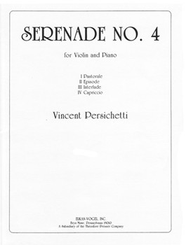 Serenade No. 4 For Violin and Piano by Persichetti Vincent for