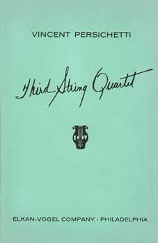Third String Quartet In One Movement (Score) by Persichetti Vincent for