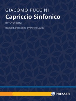 Capriccio Sinfonico For Orchestra (Full Score) by Puccini Giacomo Spada Pietro for