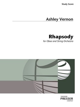 Rhapsody For Oboe And String Orchestra by Vernon Ashley for Study Score