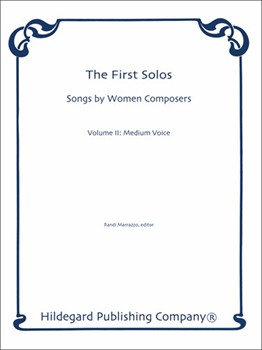 First Solos Volume Ii by Various - Marrazzo Randi - for Medium Voice (Various Women Compos)