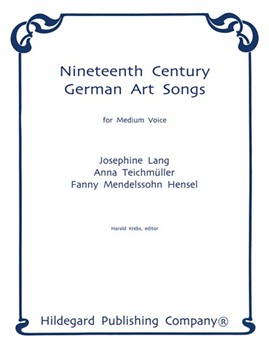 Nineteenth Century German Art Songs Medium Voice by Various for
