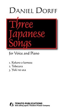 Three Japanese Songs by Dorff Daniel for Voice