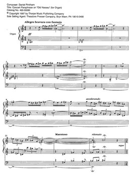 Old Nassau (Conc Paraphrase) by Pinkham Daniel for