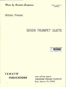 7 Trumpet Duets by Presser William for