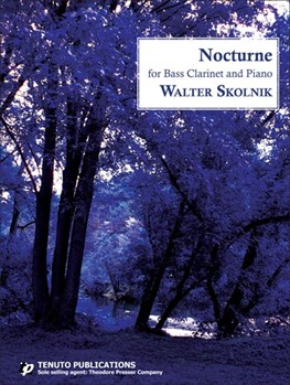 Nocturne by Skolnik Walter for Bass Clarinet and Piano
