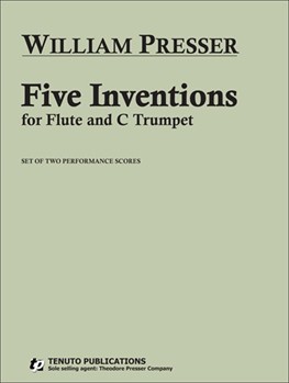 Five Inventions-Flute/Tpt (set of 2 performance scores by Presser William for