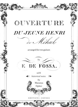 Overture La Chasse/J.Henri by Mehul Etienne Nicol for