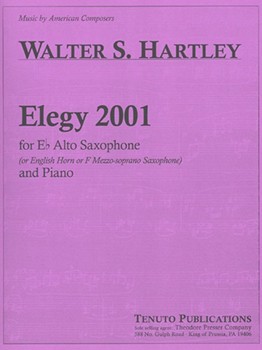 Elegy 2001 by Hartley Walter for Alto Saxophone S