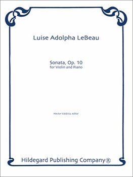 Sonata for Violin and Piano by Le Beau Luise Adolp - Valdivia Hector - for